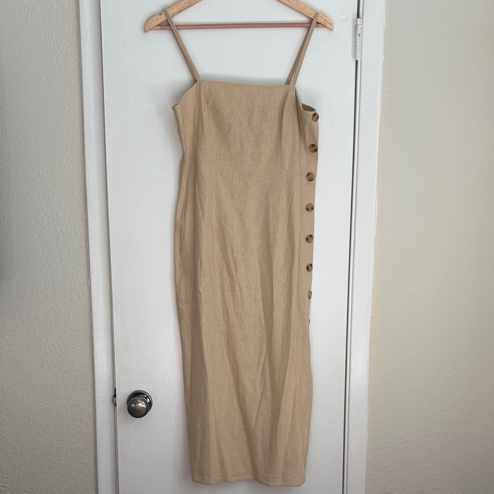The Fifth Label Cream Linen Dress Size S